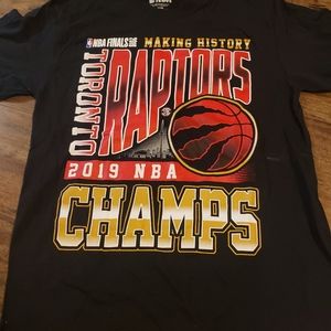 Toronto raptors 2019 championship t shirt size medium